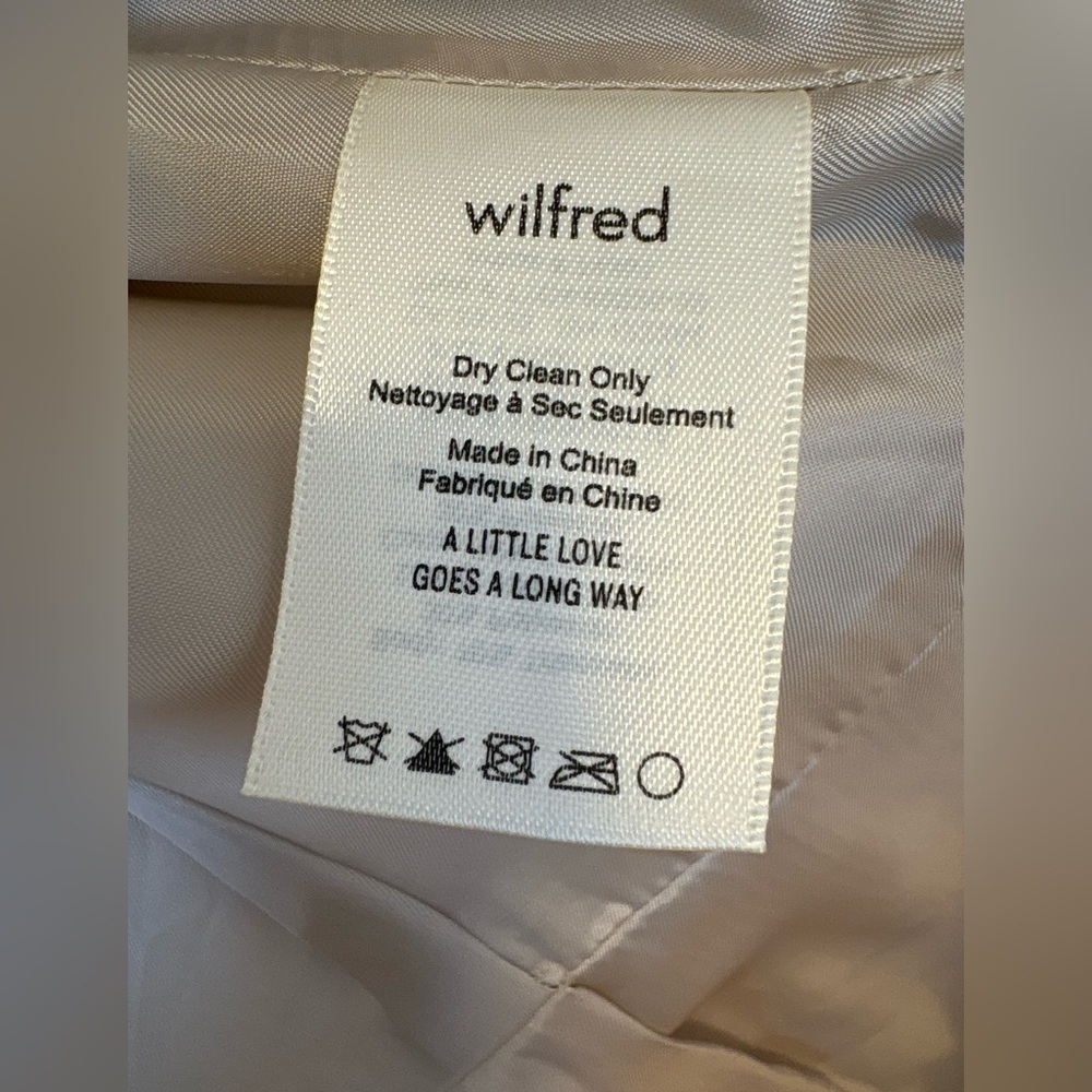 Aritzia wilfred Audrina Dress / jacket. , sz : 6 - Picture 7 of 9